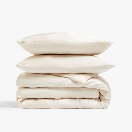 Premium Silk Duvet Cover Set